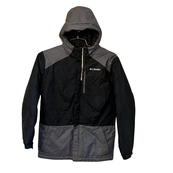 Columbia Ski Snow Winter Full Zip Hood Jacket Large 14/16 Waterproof Insulated - Picture 1 of 10